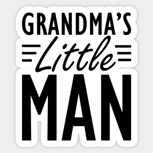 Grandma's little man Sticker
